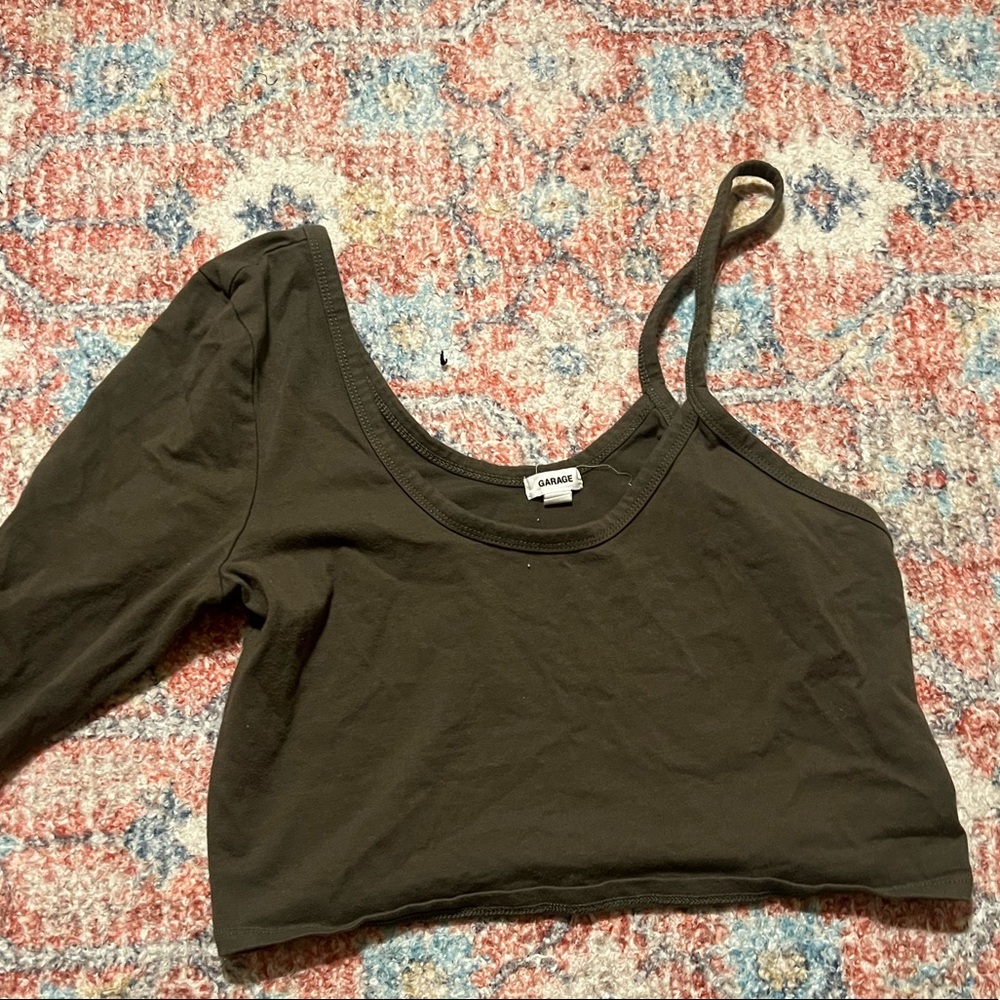 Asymmetrical CROP top